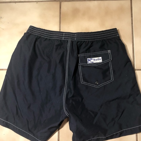 Trunks surf and swim co navy blue swim trunks - Picture 3 of 4